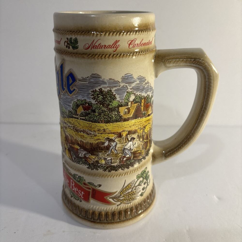 Vintage1988 Heileman Brewery Old Style Beer Mug Stein Cup Handcrafted